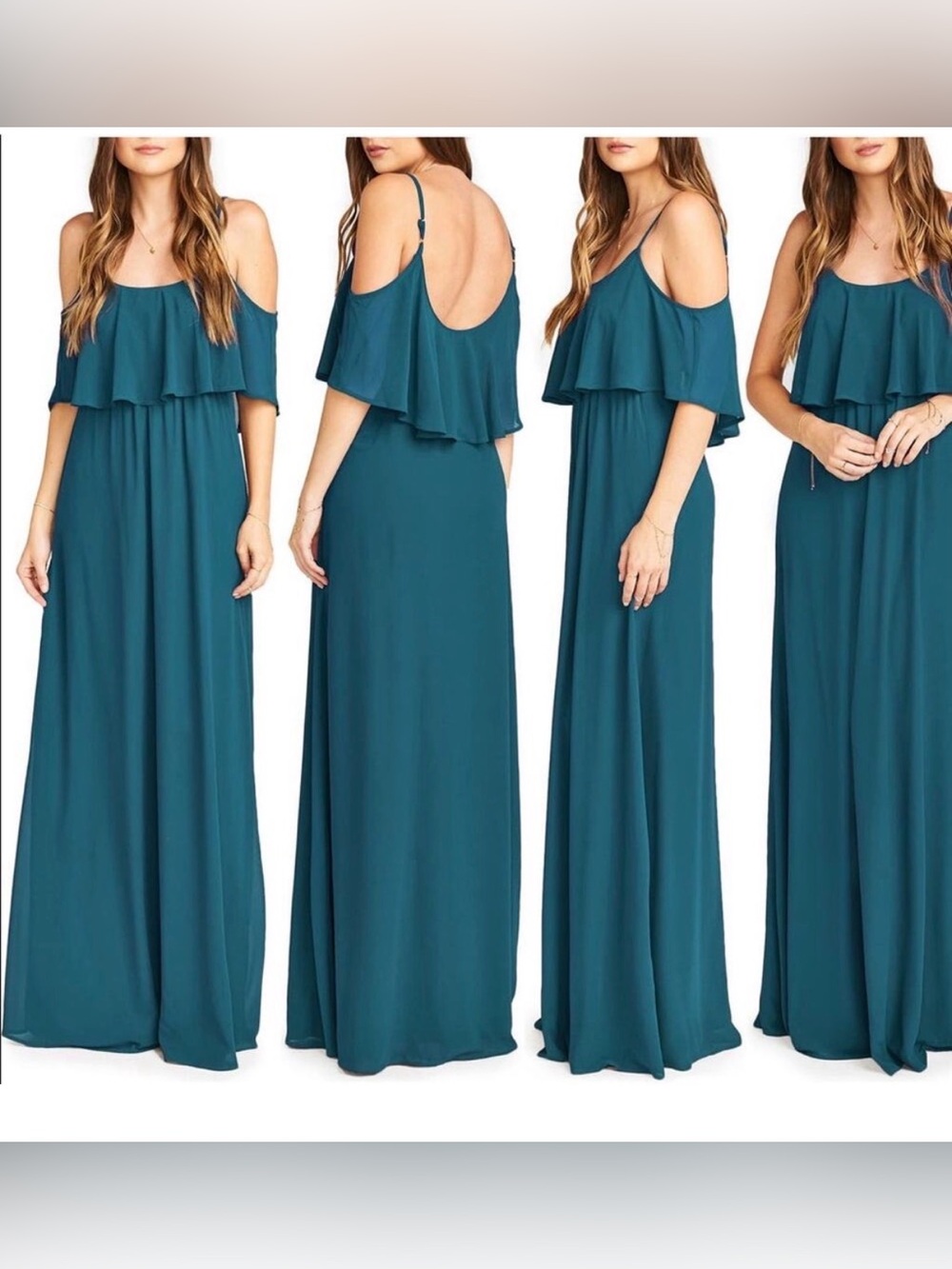 Show Me Your Mumu Caitlin Ruffle Maxi Dress